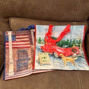 2 Marshalls Reusable Tote Bags